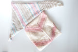 Knitted scarf - children's rhombus shawl, choose your color