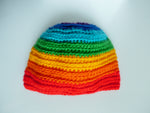 Crocheted hat - chakra hat