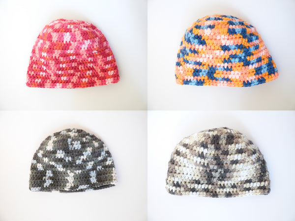 Crocheted hat - MyBoshi unisex hat, choose your color